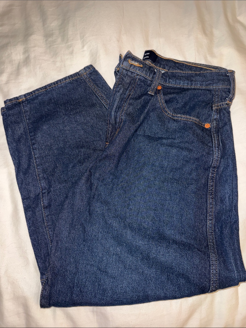 Gap Factory High Rise Barrel Jeans 10 Short